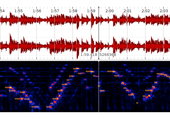 Example of audio annotation.